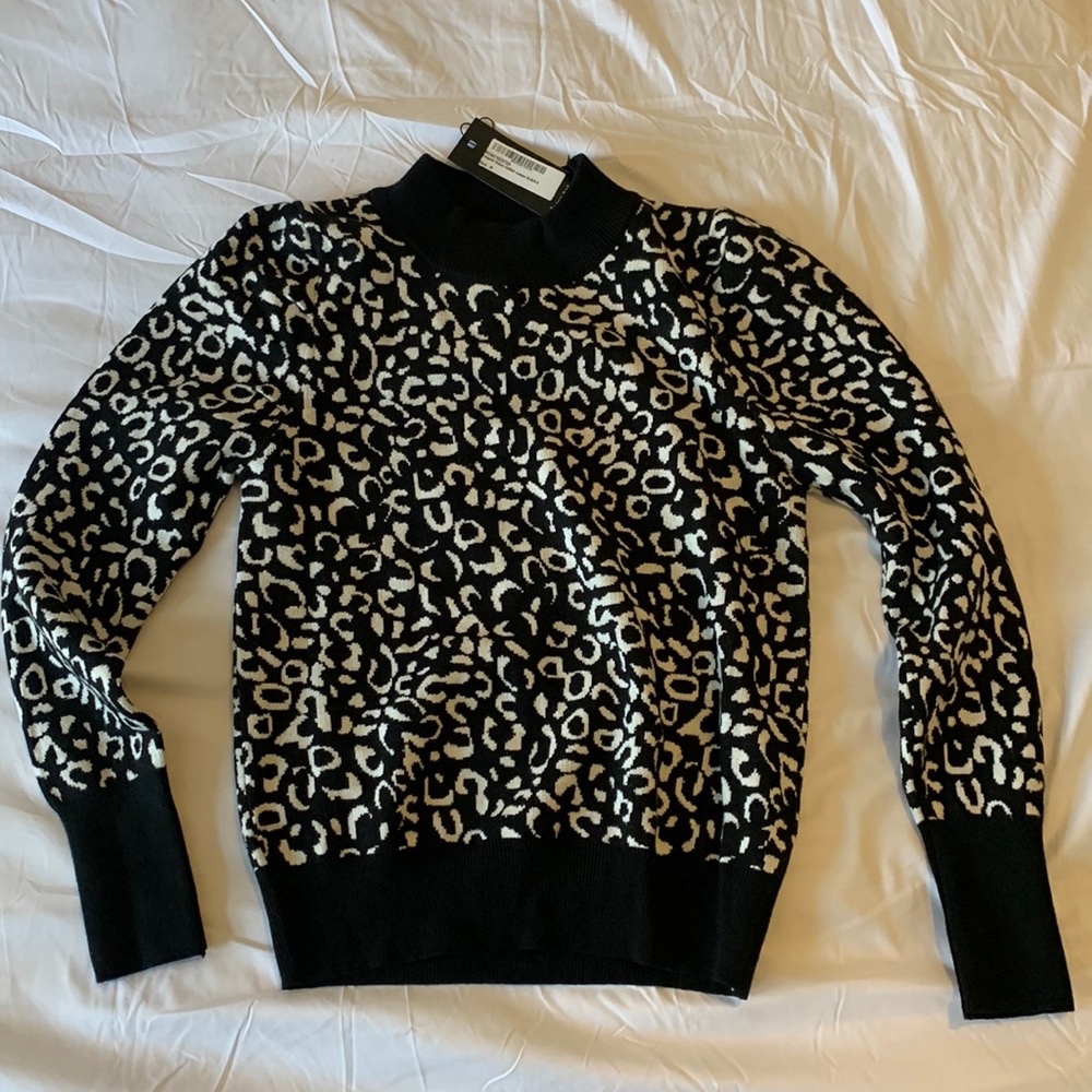 Brand new animal print sweater